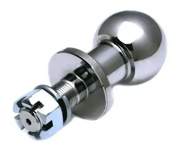 Bola - Esfera Cromada 50mm - Aço Macico - Engate Reboque - Puxador