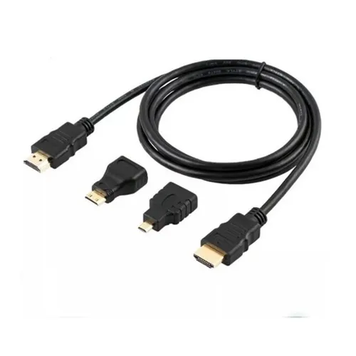 Cabo HDMI 1.4 / kit 3 em 1 HDTV