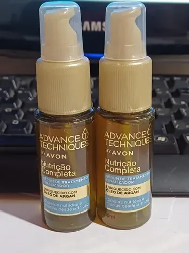 Óleo serum tratamento finalizador p/ cabelos c/ óleo de argan 30ml novo por R$ 18,00 cada