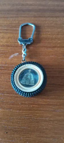 Anos 60 Chaveiro de carro Wolkswagem Nossa Senhora Aparecida