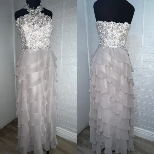 VESTIDO LUXUOSO ARTE SACRA MADRINHA FORMATURA NOIVA CASAMENTO