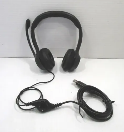 Kit com 2 Headset Logitech H390 Usb com Fio/ excelente para uso corporativo