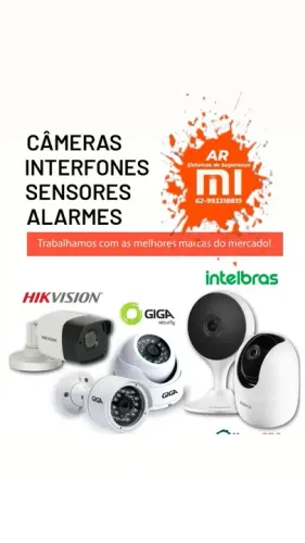 Kit de câmera p/ levar apartir de 1100 reais com 4 câmeras fazemos instalação também