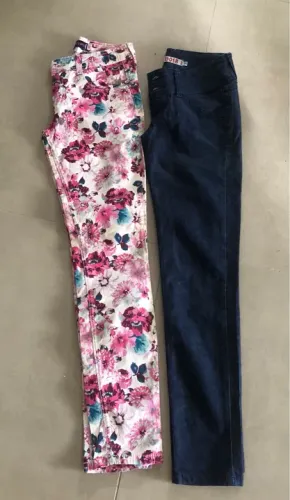 Calça cada peça