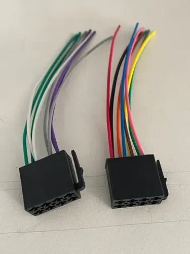Plug 16vias fêmea o par para som automotivo 