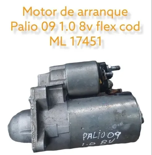 Motor de arranque Fiat Palio 1.0 Flex