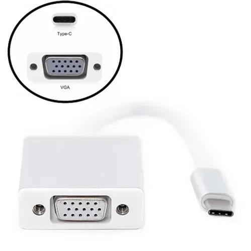 Adaptador usb Tipo C para VGA