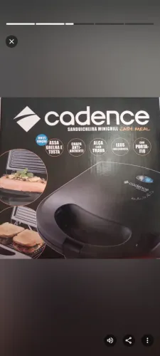 Sanduicheira Cadence Mini Grill Easymeal 
