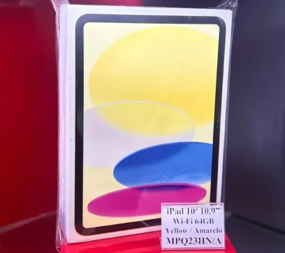Apple iPad 10th 64GB Wi-Fi - Yellow - Produto Novo com Garantia da Loja