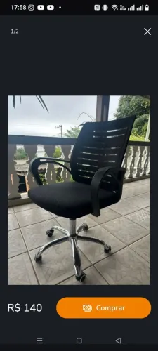 Cadeira Executiva Giratória Home Office