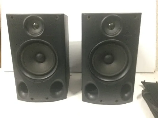 par de caixas de som p micro system sony