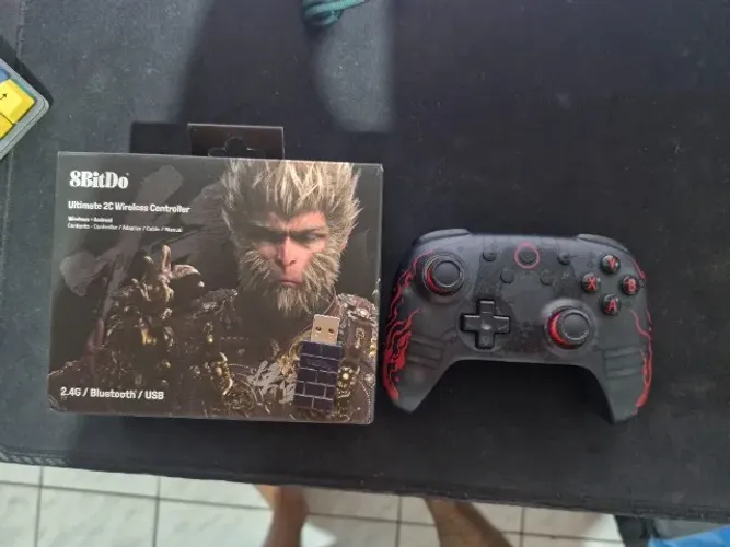controle 8bitdo edição wukong