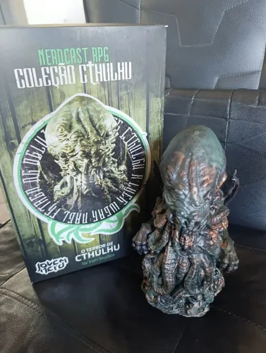 Estátua Cthulhu - Edição Limitada Nerdcast RPG (FAÇA A SUA OFERTA)Jovem Nerd