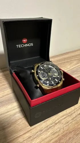 Relógio Masculino Technos Digiana Dourado - ESTADO DE NOVO