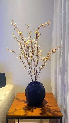Vaso Zara Home com Arranjo de Galhos e Folhas Secas - impecável