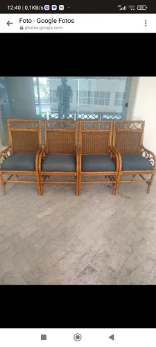 Poltronas em Rattam indonésia legítimo 
