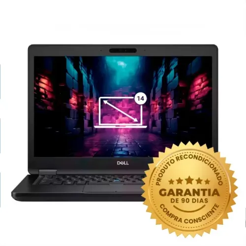 Notebook Dell - Core I5 8th + 8 Gb DDR4 + 256 GB SSD M2 NVME - SEMI-NOVO COM GARANTIA!