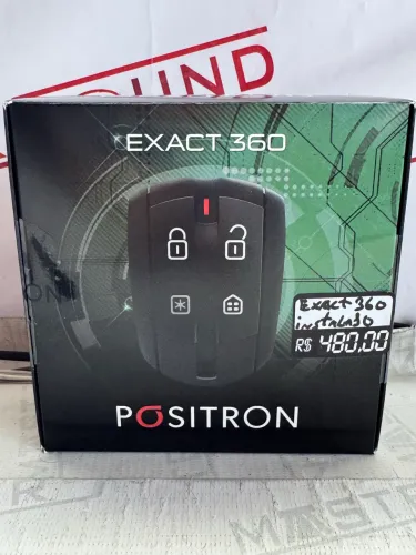Alarme pósitron exact360 instalado na hora e na promoção