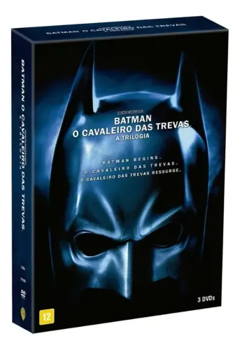Batman Trilogia O Cavaleiro Das Trevas - Box 3 Dvds