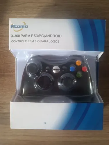 Controle Sem Fio Atomo X-360 Para PS3/PC/Android