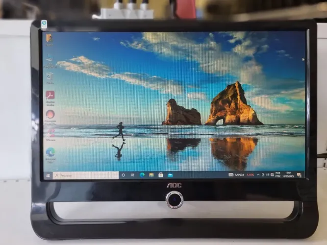 Monitor AOC 19 Polegadas Widescreen VGA e DVI