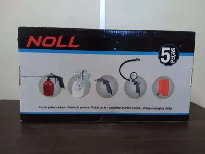 Kit Acessórios para Compressor 5 Peças Noll