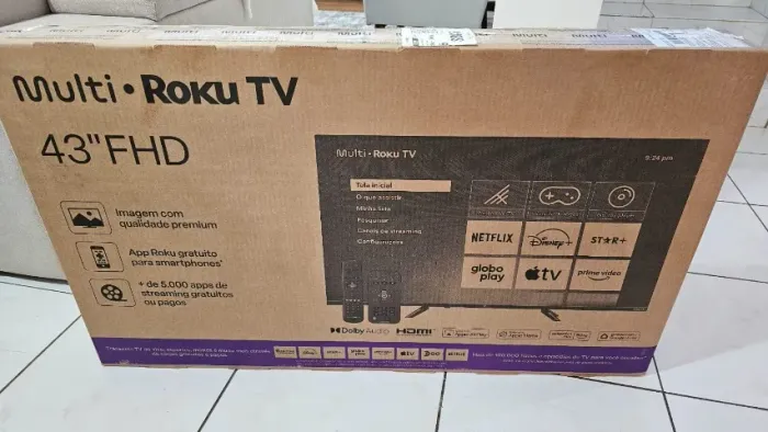 Smart Tv Dled 43 Full HD Multi Roku Lacrada