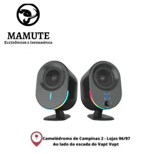 Caixa De Som Tomate Mts-2038 70w Rms Bluetooth Gamer Rgb Led