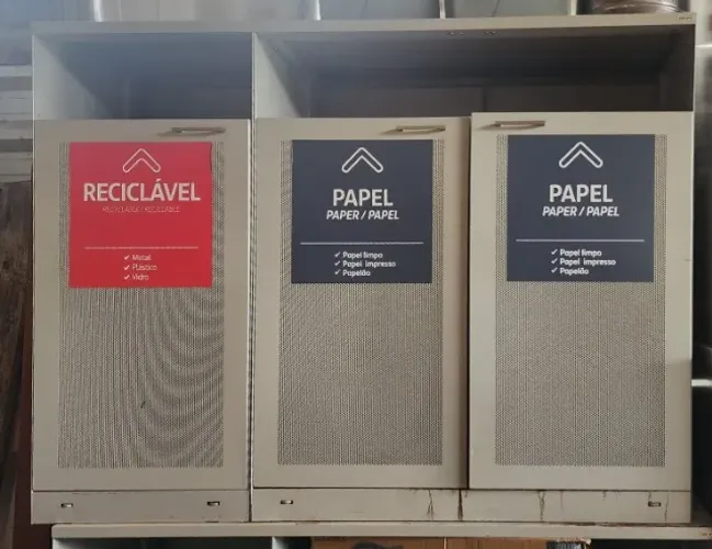 Lixeira Seletiva Securit