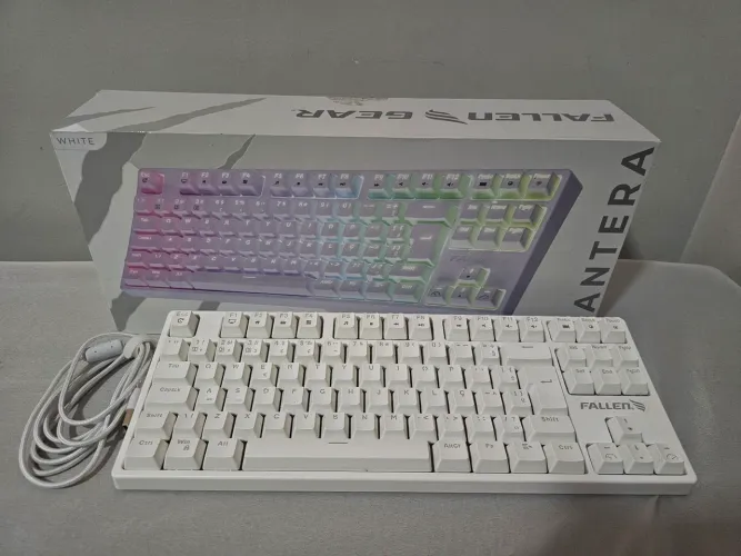 Teclado Mecânico Fallen Pantera Pro TKL - Switch  Azul