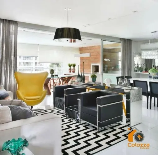 Apartamento 4 dormitórios em suítes, totamente mobiliadoà venda, 222 m² - Campo Belo - São