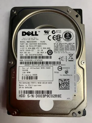 HD DELL 300Gb 10K MBD2300RC