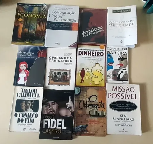 Livros usados diversos 6,00 cada