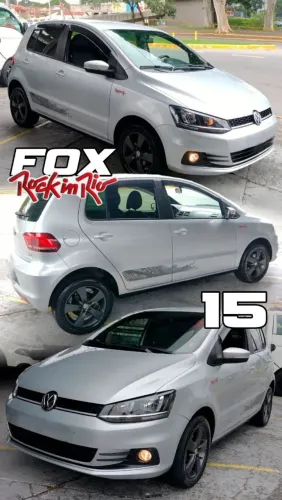 Roda Volkswagen Fox Rock in Rio aro 15 grafite 5x100 novas