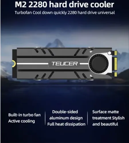 Dissipador de calor Turbo SSD NvMe