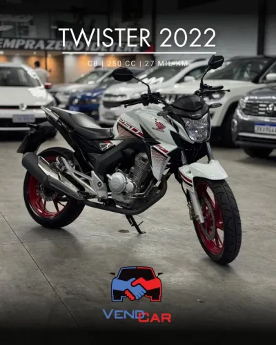 Twister 250c 2022 - apenas 27 mil km