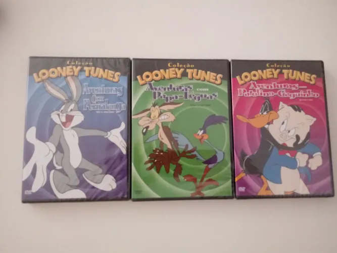 Dvds Coleção Looney Toones - 3 discos