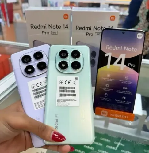 Redmi Note 14 Pro 5G 256/08Gb Camera de 200MP Proteçao IP68 LACRADO ENTREGAMOS R$1899,00