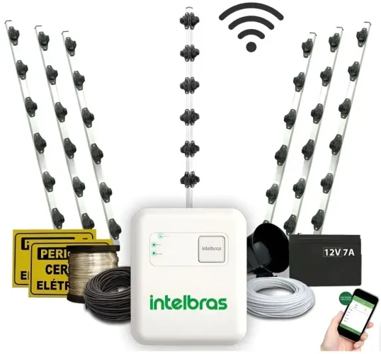 Cerca elétrica monitorada pelo celular