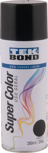 Tinta Spray Preto Fosco 350 ml - TEKBOND