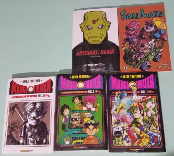 Cinco Mangás Akira Toriyama - Manga Theater - Volumes 1, 2 e 3, Katsura/Akira e Sand Land