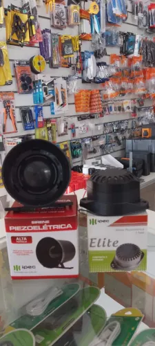 Sirene para cerca elétrica ou centro de alarme Piezoeletrica Alta Potencia