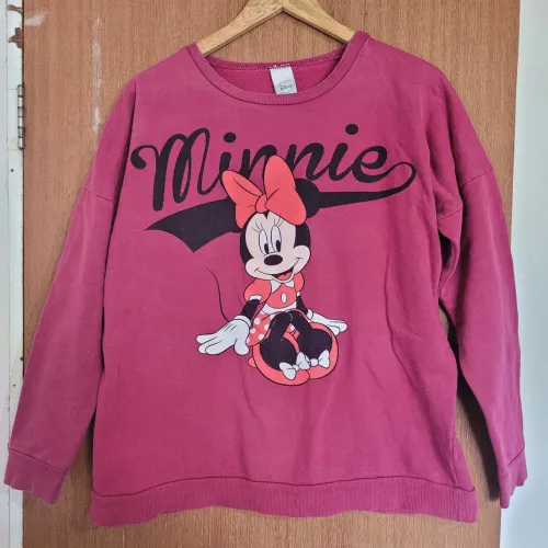 Moletom fechado feminino adulto minnie - Tamanho GG