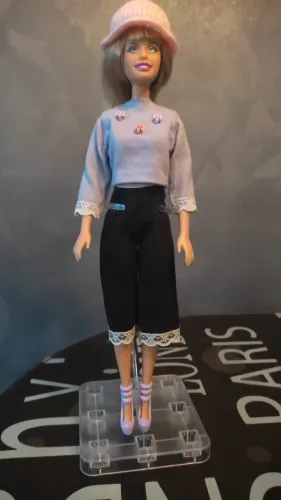Boneca Barbie Loira Com Chapéu Mattel Feminino