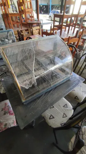 Estufa vidro curvo 8 bandejas