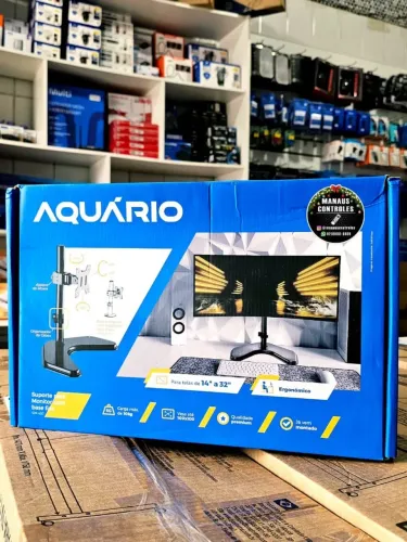 Suporte para monitor com base fixa. Dinheiro ou Pix