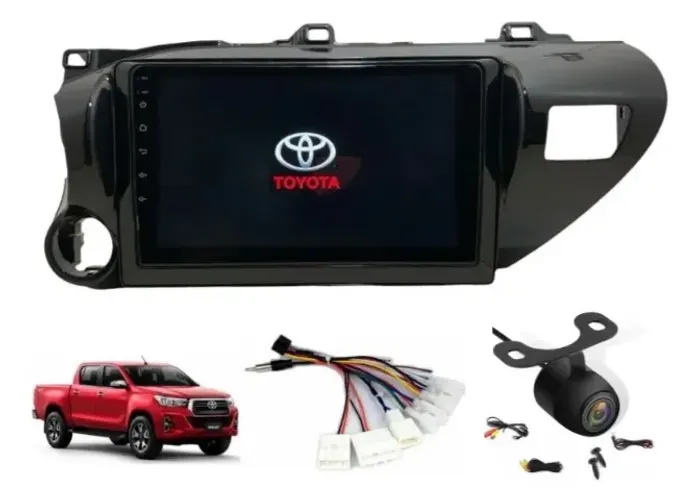 Central Multimídia Android Svart S900 9 Pol. 2Gb/32Gb Hilux 2017 a 2026