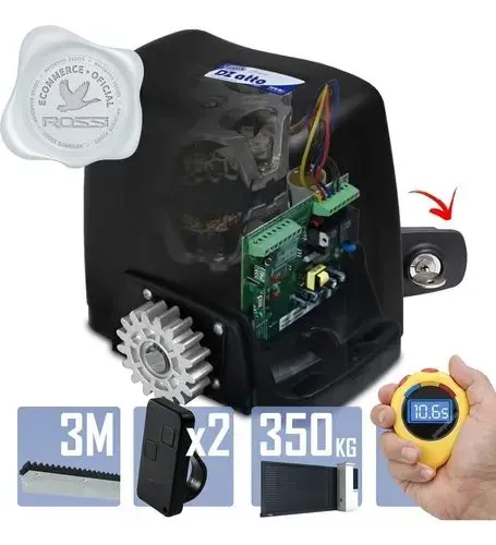 Motor para portão automático Rossi DZ Atto 350Kg
