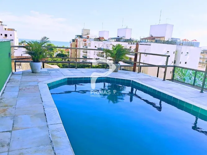 Cobertura com piscina, 3 dormitórios, Enseada, Guarujá