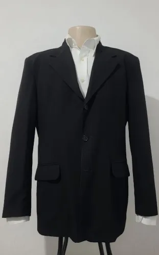 Blazer social Preto Nº 54, bonito, original, elegante, bem confortável, macio.